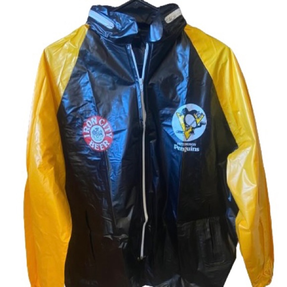 1980’s Iron City x Penguins Rain Smock